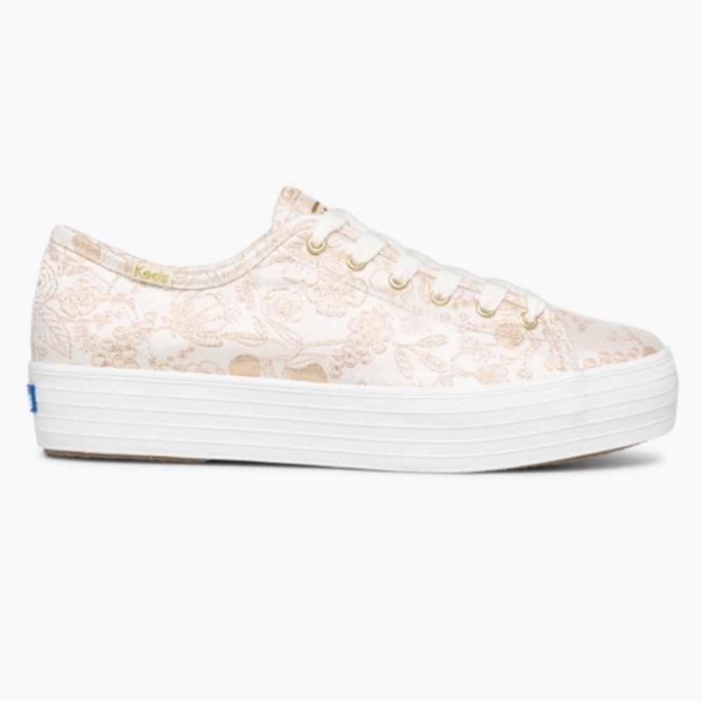 Keds Triple Kick Jacquard Ivory NIB